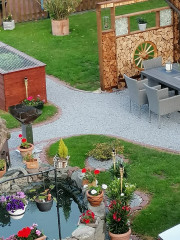 Gartengestaltung mit Sitzecke